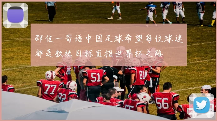 邵佳一寄语中国足球希望每位球迷都是教练目标直指世界杯之路